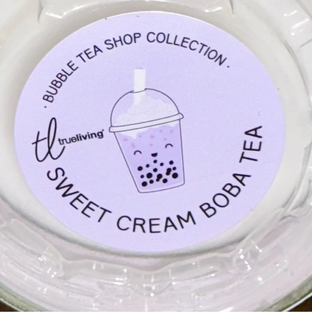 Trueliving Sweet Cream Boba Tea Candle 11oz- NEW